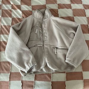Free people hit the slopes jacket. Size M. Cream color